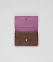 Bottega Veneta® Intrecciato Washed Vintage Calf Card Case Bottega Veneta® Intrecciato Washed Vintage Calf Card Case