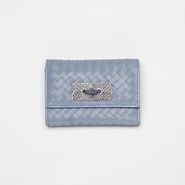 Washed Light Calf Intrecciato Ayers Wallet - Wallet - BOTTEGA VENETA - PE13 - 760