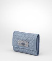 Bottega Veneta® Washed Light Calf Intrecciato Ayers Wallet Bottega Veneta® Washed Light Calf Intrecciato Ayers Wallet