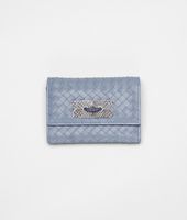 Bottega Veneta® Washed Light Calf Intrecciato Ayers Wallet Bottega Veneta® Washed Light Calf Intrecciato Ayers Wallet