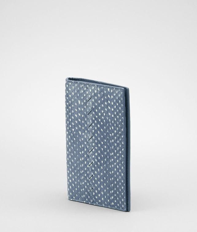 BOTTEGA VENETA Snakeskin Passport Case Travel Accessory E fp