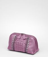 Bottega Veneta® Cervo Uncinetto Silk Cosmetic Case Bottega Veneta® Cervo Uncinetto Silk Cosmetic Case