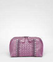 Bottega Veneta® Cervo Uncinetto Silk Cosmetic Case Bottega Veneta® Cervo Uncinetto Silk Cosmetic Case