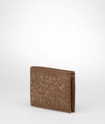 WalletSmall Leather GoodsOstrich leatherBrown Bottega Veneta®