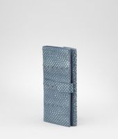 Bottega Veneta® Intrecciato Snakeskin Continental Wallet Bottega Veneta® Intrecciato Snakeskin Continental Wallet