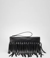Bottega Veneta® Intrecciato Nappa Fringe Pouch Bottega Veneta® Intrecciato Nappa Fringe Pouch