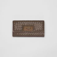 Washed Light Calf Intrecciato Ayers Continental Wallet - Wallet - BOTTEGA VENETA - PE13 - 820
