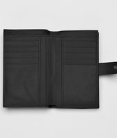 Bottega Veneta® Espresso Nero Intrecciato Waxed Leather Continental Wallet Bottega Veneta® Espresso Nero Intrecciato Waxed Leather Continental Wallet