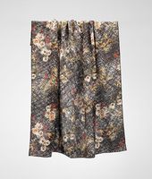 Bottega Veneta® Silk Scribble Floral Print Foulard Bottega Veneta® Silk Scribble Floral Print Foulard