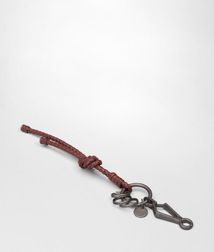 Key RingSmall Leather Goods100% LambskinRed Bottega Veneta®