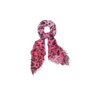 McQ, Scarf, Bleached Animal Print Scarf
