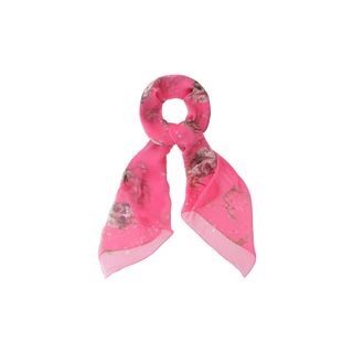 ALEXANDER MCQUEEN, Silk Fashion Scarf, Bird & Dragonfly Silk Scarf