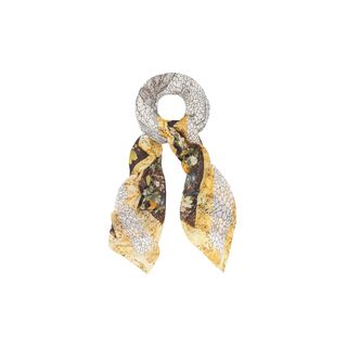 ALEXANDER MCQUEEN, Pashmina Fashion Scarf, Dragonfly and Petal God Save McQueen Pashmina