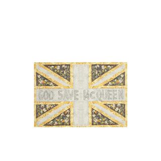 ALEXANDER MCQUEEN, Pashmina Fashion Scarf, Dragonfly and Petal God Save McQueen Pashmina