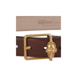 ALEXANDER MCQUEEN, Belt, Skull Buckle Belt