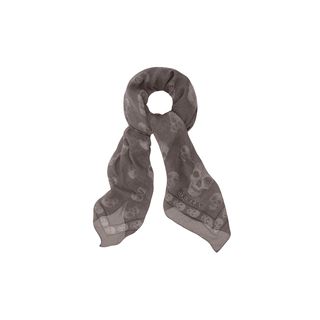 ALEXANDER MCQUEEN, Men's Scarf, Dogtooth Multi-Skull Scarf