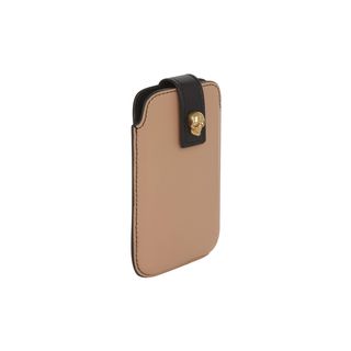 ALEXANDER MCQUEEN, Phone Accessory, Bi-Color Skull Stud Leather Phone Case