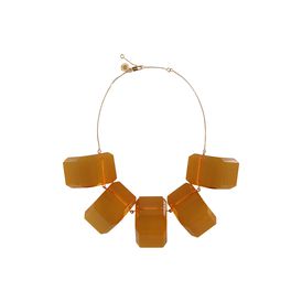 STELLA McCARTNEY, Jewelry, Brass And Plexi Glass Necklace
