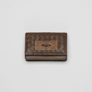Washed Light Calf Intrecciato Ayers Card Case - Card Case or Coin Purse - BOTTEGA VENETA - PE13 - 390