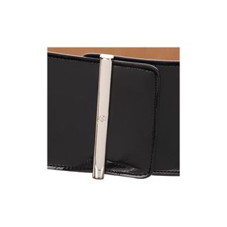 McQ, Belt, Patent Wide Clasp Belt