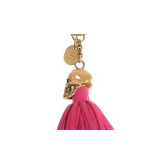 ALEXANDER MCQUEEN, Keyring, Leather Tassel Skull Key ring