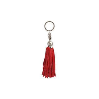 ALEXANDER MCQUEEN, Keyring, Leather Tassel Skull Key ring