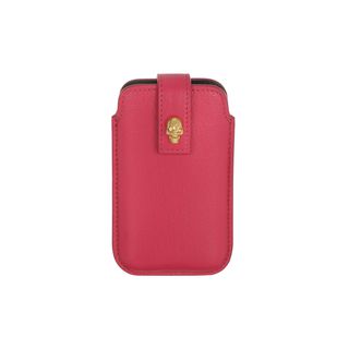 ALEXANDER MCQUEEN, Phone Accessory, Skull Stud Leather Phone Case
