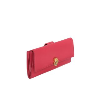 ALEXANDER MCQUEEN, Wallet, Skull Charm Leather Wallet