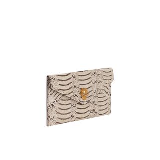 ALEXANDER MCQUEEN, Wallet, Tiger Snakeskin Skull Card Envelope