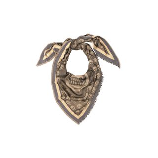ALEXANDER MCQUEEN, Men's Scarf, Bandana Skull Scarf