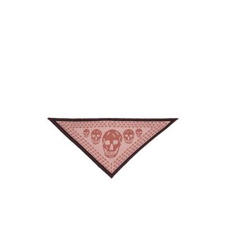 ALEXANDER MCQUEEN, Men's Scarf, Bandana Skull Scarf