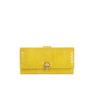 ALEXANDER MCQUEEN, Wallet, Skull Charm Whipsnake Wallet