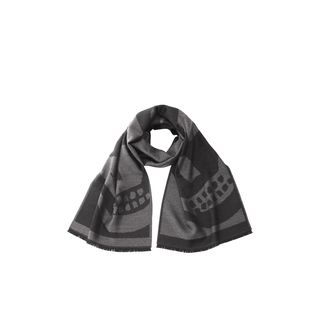 ALEXANDER MCQUEEN, Men's Scarf, Oversized Skull Wool Scarf