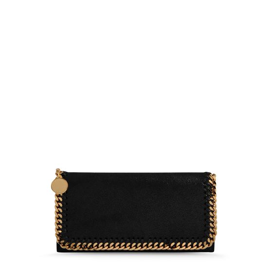 Stella McCartney, Falabella Shaggy Deer Flap Wallet