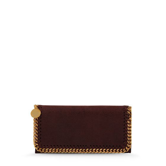 Stella McCartney, Falabella Shaggy Deer Flap Wallet