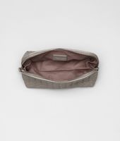 Bottega Veneta® Kosmetiktasche aus Nappaleder Intrecciato Fume Bottega Veneta® Kosmetiktasche aus Nappaleder Intrecciato Fume