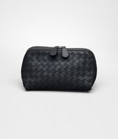 Bottega Veneta® Kosmetiktasche aus Nappaleder Intrecciato Tourmaline Bottega Veneta® Kosmetiktasche aus Nappaleder Intrecciato Tourmaline