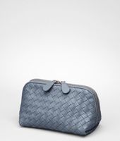 Bottega Veneta® Krim Intrecciato Nappa Cosmetic Case Bottega Veneta® Krim Intrecciato Nappa Cosmetic Case