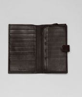 Bottega Veneta® Ebano Intrecciato Nappa Continental Wallet Bottega Veneta® Ebano Intrecciato Nappa Continental Wallet