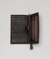 Bottega Veneta® Ebano Intrecciato Nappa Continental Wallet Bottega Veneta® Ebano Intrecciato Nappa Continental Wallet