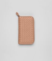 Bottega Veneta® Intrecciato Nappa Zip Around Wallet Bottega Veneta® Intrecciato Nappa Zip Around Wallet