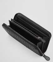 Bottega Veneta® Intrecciato Nappa Zip Around Wallet Bottega Veneta® Intrecciato Nappa Zip Around Wallet
