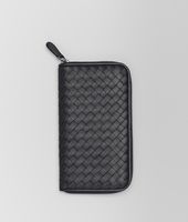 Bottega Veneta® Intrecciato Nappa Zip Around Wallet Bottega Veneta® Intrecciato Nappa Zip Around Wallet