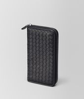 Bottega Veneta® Intrecciato Nappa Zip Around Wallet Bottega Veneta® Intrecciato Nappa Zip Around Wallet