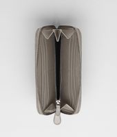 Bottega Veneta® Fume Intrecciato Nappa Zip Around Wallet Bottega Veneta® Fume Intrecciato Nappa Zip Around Wallet