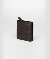 Bottega Veneta® Continental Portemonnaie aus Nappaleder Intrecciato Ebano Bottega Veneta® Continental Portemonnaie aus Nappaleder Intrecciato Ebano