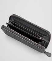 Bottega Veneta® Ardoise Intrecciato VN Zip Around Wallet Bottega Veneta® Ardoise Intrecciato VN Zip Around Wallet