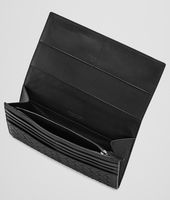 Bottega Veneta® Nero Intrecciato VN Wallet Bottega Veneta® Nero Intrecciato VN Wallet