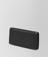 Bottega Veneta® Nero Intrecciato VN Wallet Bottega Veneta® Nero Intrecciato VN Wallet