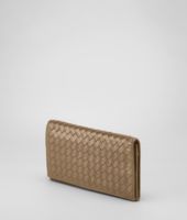 Bottega Veneta® Continental Wallet aus VN-Leder Intrecciato Bronze Bottega Veneta® Continental Wallet aus VN-Leder Intrecciato Bronze
